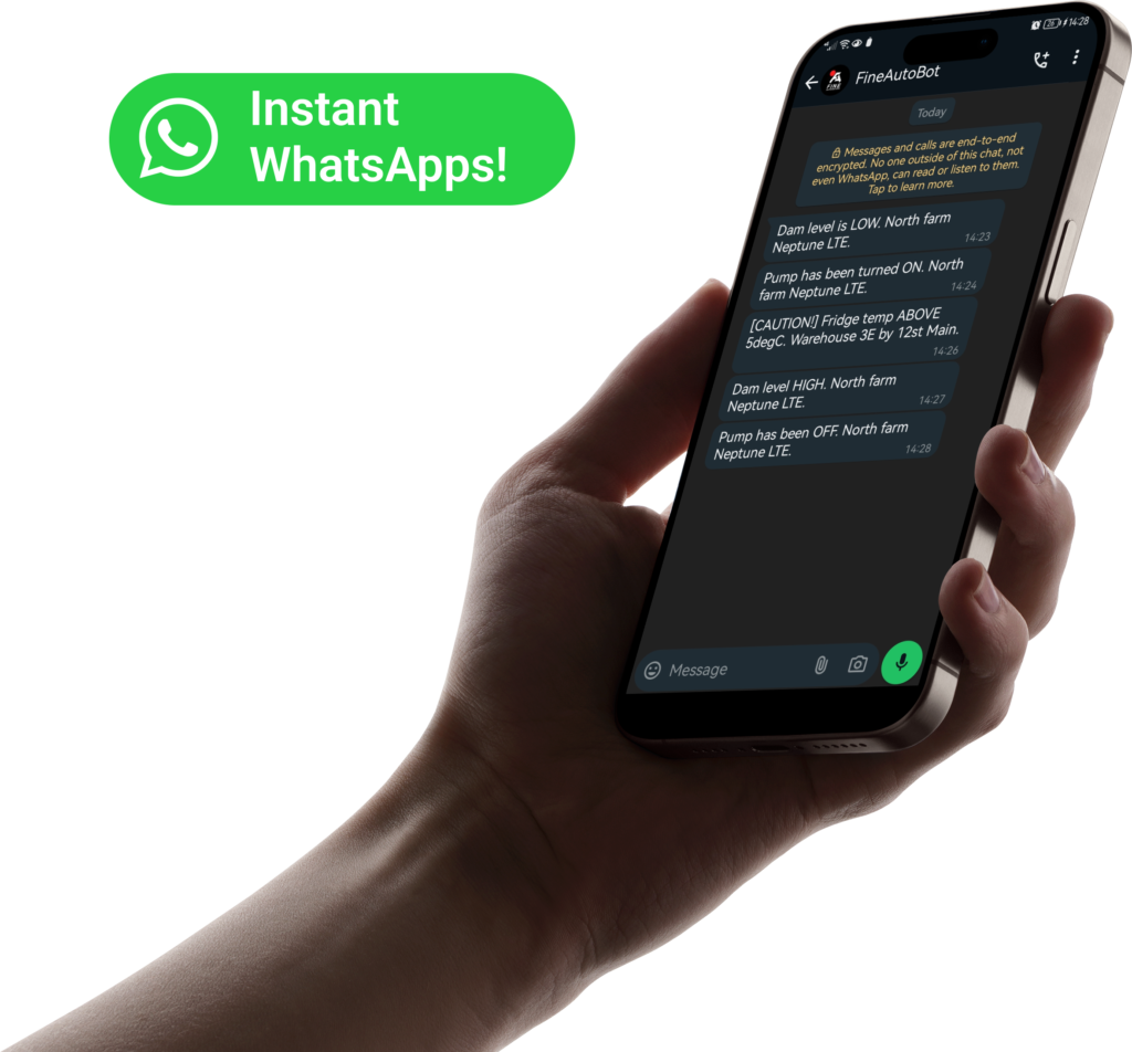 WhatsApp messages mockup iphone